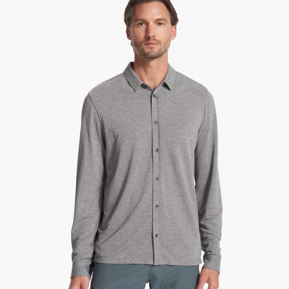 Light grey vuori men long sleeve